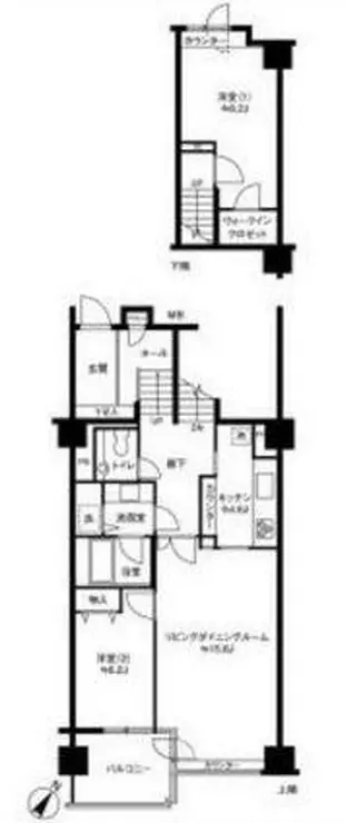 参宮橋マンション 3階階 間取り