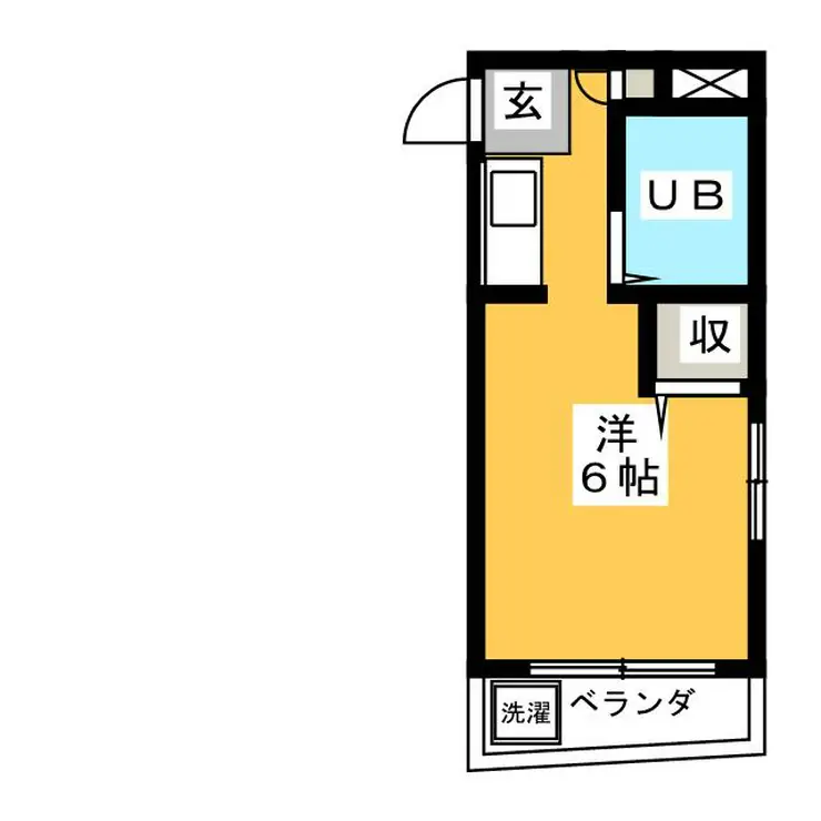 ベルハイム上板橋 1階階 間取り