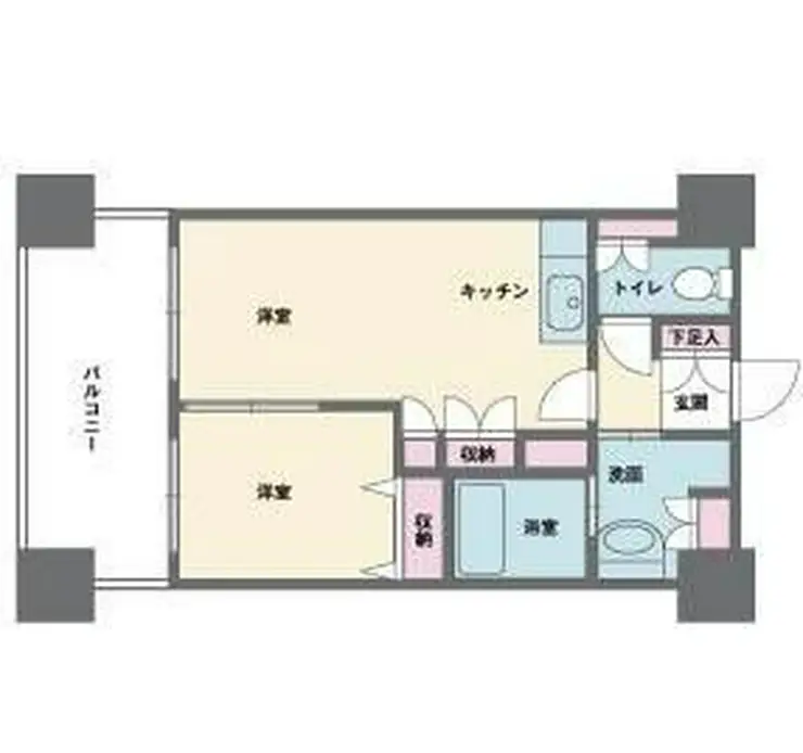 HF西新宿レジデンスWEST 4階階 間取り