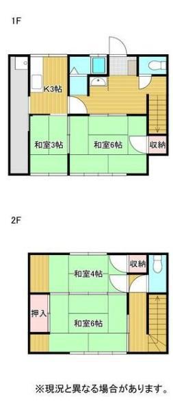 牟礼ぐらしROOM(4K/1階)の間取り写真