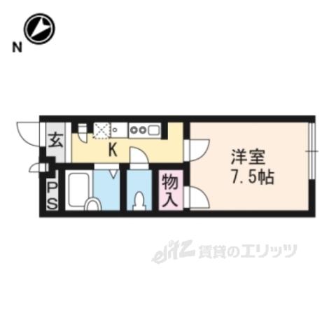 レオパレス郷(1K/2階)の間取り写真