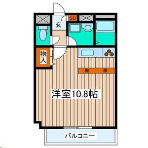 フォンテーヌ守口(ワンルーム/4階)の間取り写真