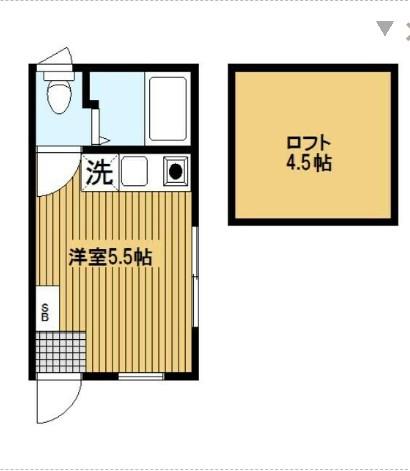 ユナイト根岸ジェンティローニ(ワンルーム/1階)の間取り写真