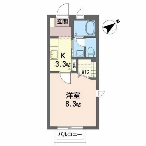 シャーメゾン大森(1K/1階)の間取り写真