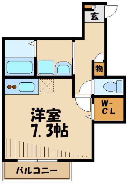 NAYUTA ANナユタ アン(ワンルーム/3階)の間取り写真