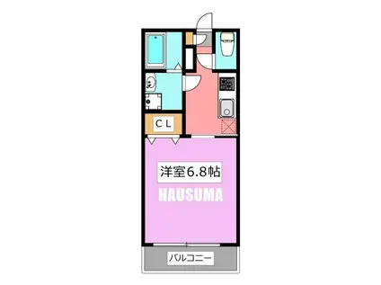 シエーナルーチェ和(1K/1階)の間取り写真