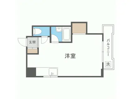 KYUKO第5ビル(ワンルーム/3階)の間取り写真