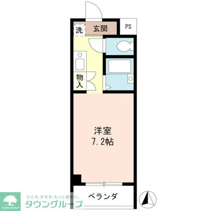 SUNSHINETOWER 3階階 間取り