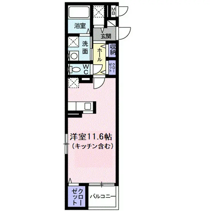 ドルチェ 3階階 間取り