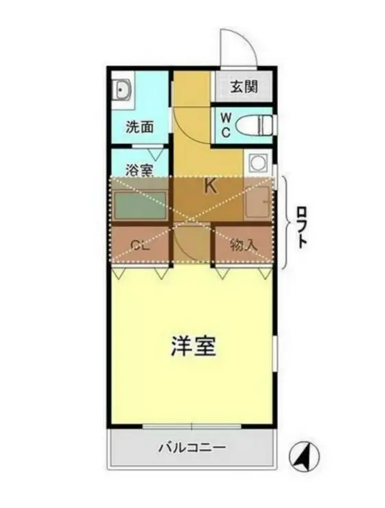 レジデンスTM村岡 2階階 間取り