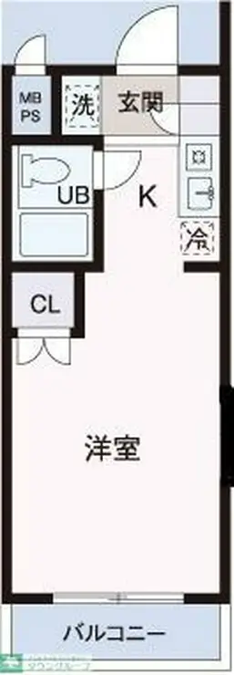 パレヴェール文京 1階階 間取り