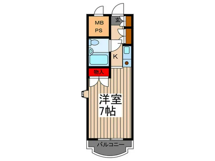ロザール松戸 2階階 間取り