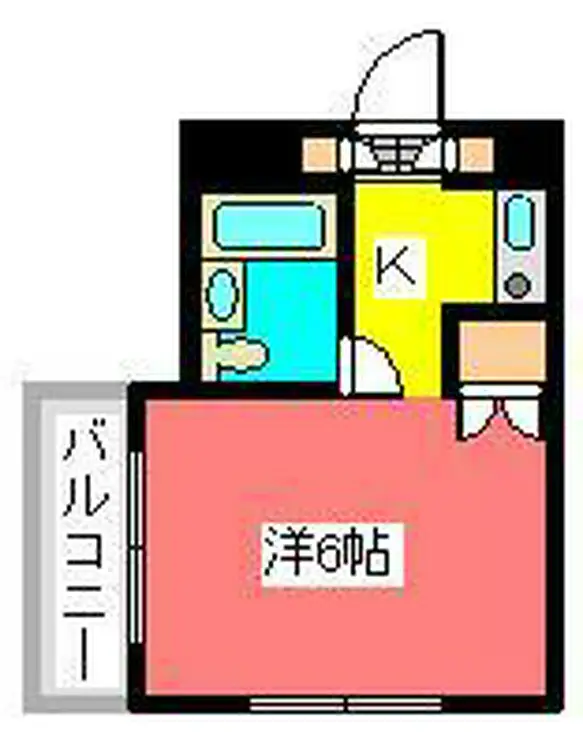 扶桑マンション 3階階 間取り