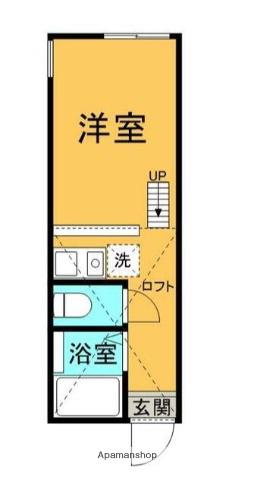 ユナイト三春テムズゲートウェイ(ワンルーム/2階)の間取り写真
