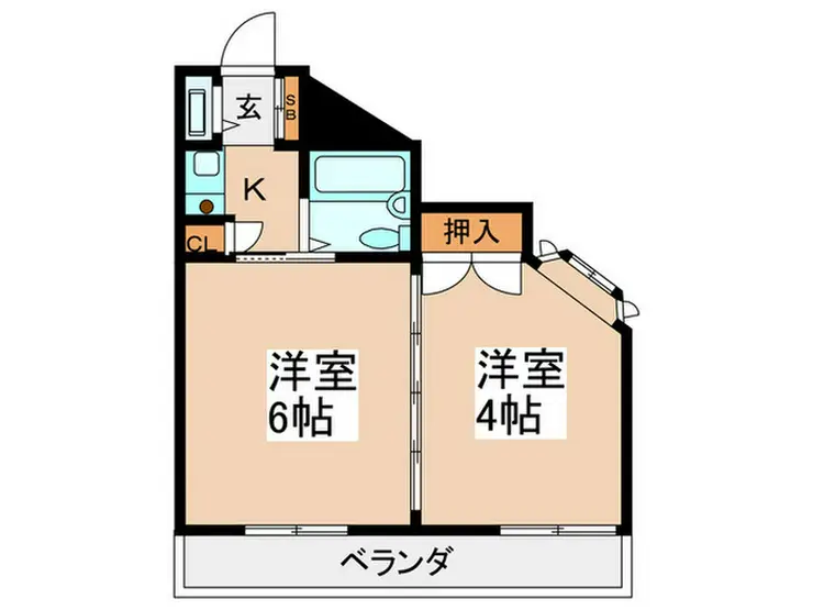 ジョイフル立石 3階階 間取り