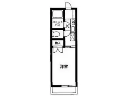 メゾンルミニュー(1K/1階)の間取り写真