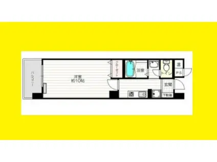 リュミエール江坂(1K/5階)の間取り写真