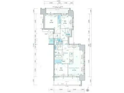 プレシス知事公館前ウエスト(3LDK/10階)の間取り写真