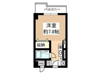 シティフォーラム新小平(ワンルーム/4階)の間取り写真