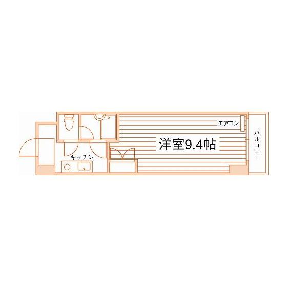 WING STK(1K/5階)の間取り写真