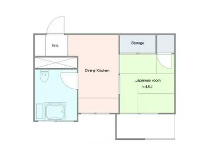 シャンボール大和郷(1DK/6階)の間取り写真