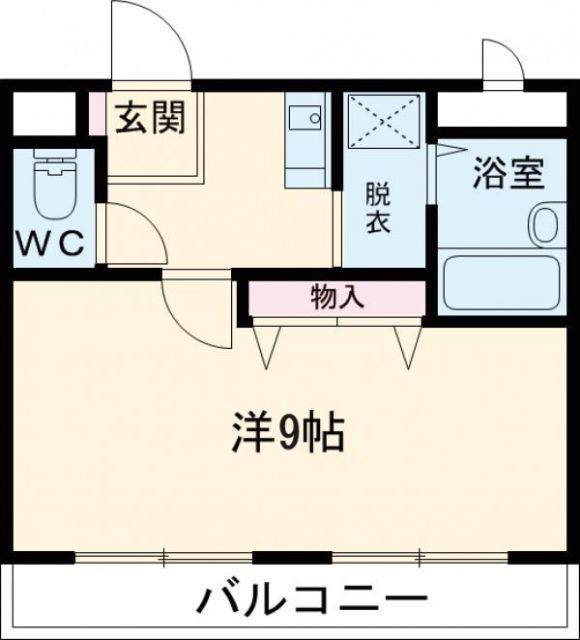 サンコークレアール(1K/5階)の間取り写真