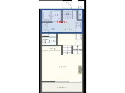 メゾン・ド・アンジュB棟(ワンルーム/2階)の間取り写真