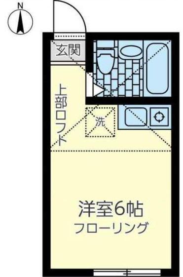 ネオステーションプラザ屏風浦(ワンルーム/1階)の間取り写真