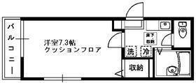 フローラ桜上水(1K/2階)の間取り写真