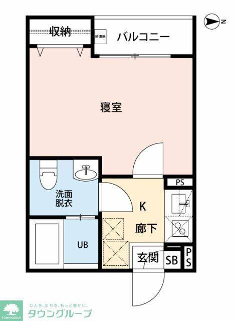FELICE TERRACE(1K/3階)の間取り写真