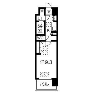 ノース VILLAGE BIRTH PLACE(1K/3階)の間取り写真