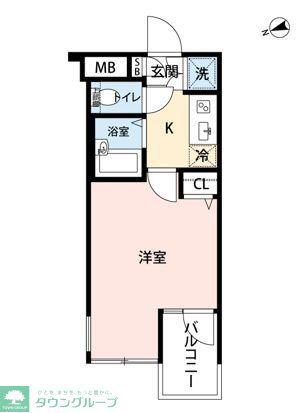 アーバイル本郷東大前(1K/4階)の間取り写真