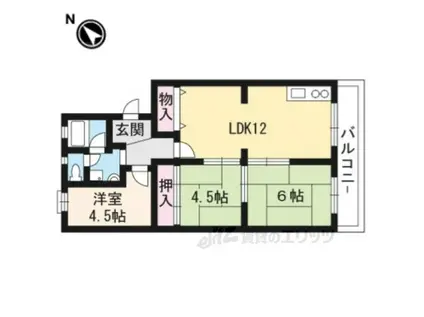 CASA MARRON(3LDK/2階)の間取り写真