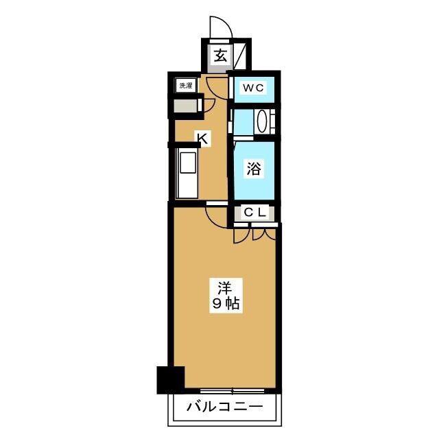 千葉ポートイースト(1K/5階)の間取り写真