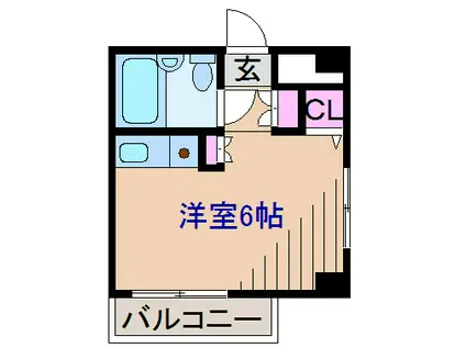 菊名センチュリー21(ワンルーム/3階)の間取り写真