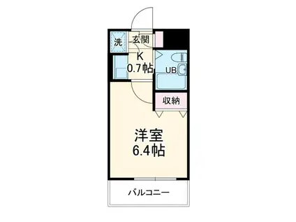 SOCIETY MIYAMAEDAIRA(1K/4階)の間取り写真