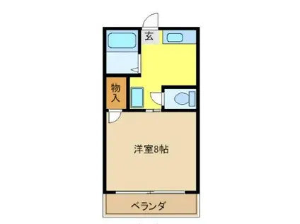 サウスBREEZE(1K/3階)の間取り写真