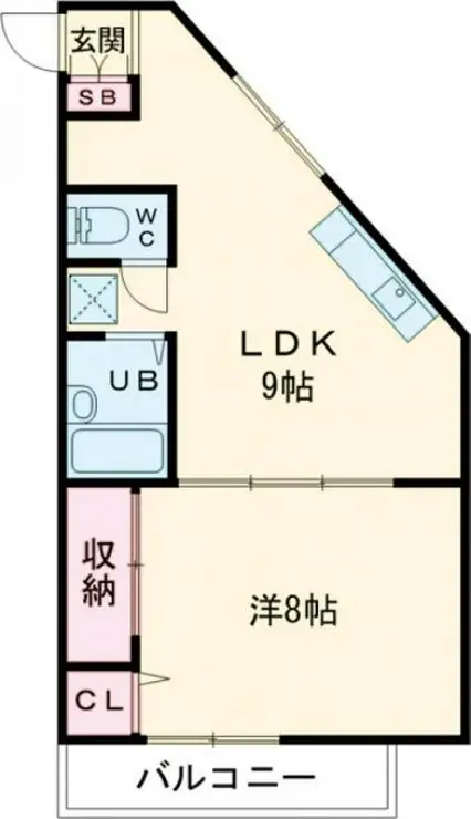ビューハイツ土屋 5階階 間取り
