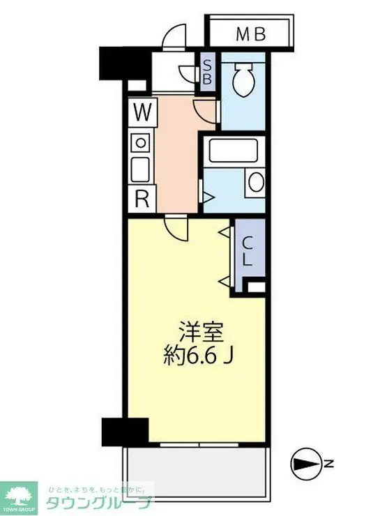 メゾンエクレーレ新宿西戸山 3階階 間取り