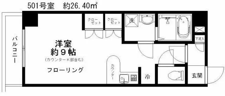 プレサージュ 5階階 間取り