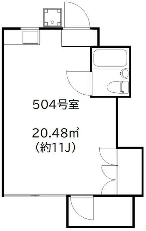 ロアール亀有 5階階 間取り