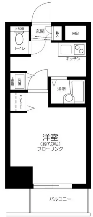 グランド・ガーラ渋谷 6階階 間取り