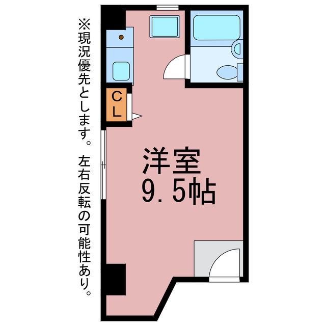 SONAS豊橋(ワンルーム/1階)の間取り写真