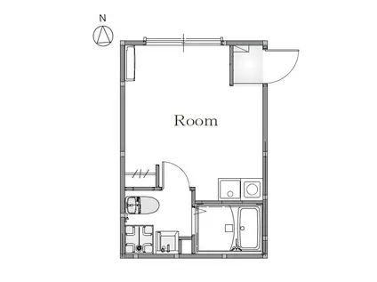 BOASORTE双葉町(ワンルーム/4階)の間取り写真