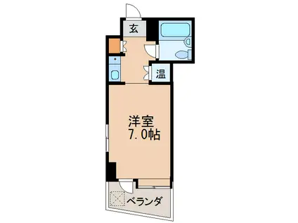 リアライズ錦(ワンルーム/4階)の間取り写真