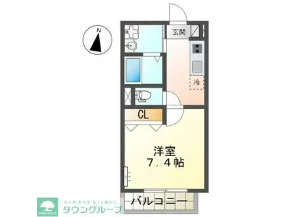 新堀2丁目 マンション工事(1K/3階)の間取り写真