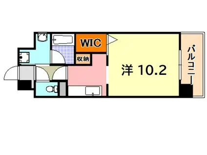 CANAL COURT KOBE(ワンルーム/2階)の間取り写真