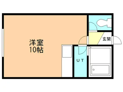 本町サンハイツ(ワンルーム/2階)の間取り写真