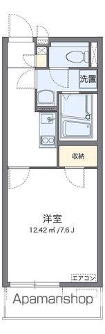 レオネクストカサ フェリス(1K/2階)の間取り写真