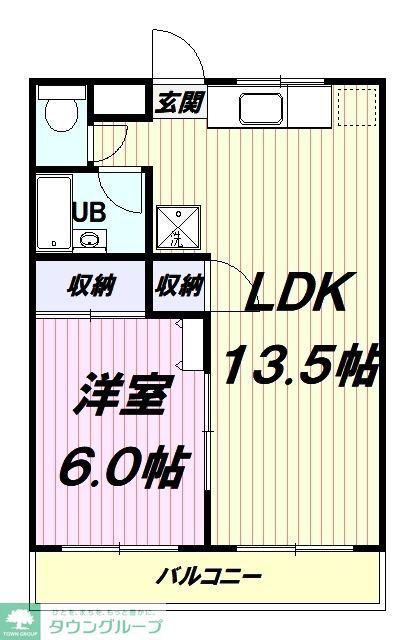 MAISON OLIVEII(1LDK/2階)の間取り写真